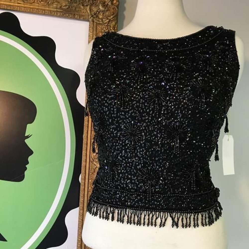 Vintage Beaded Top